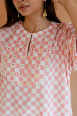 Cherry Blush Kurta