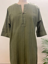 Green Kala Cotton Dress