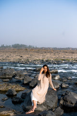 Ivory Cotton Pants