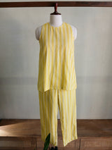 YELLOW STRIPES Kuza Co-ord Set