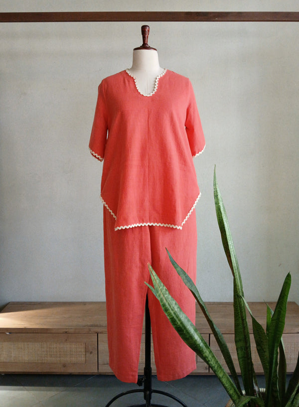 Scarlet reverie Co-ord set
