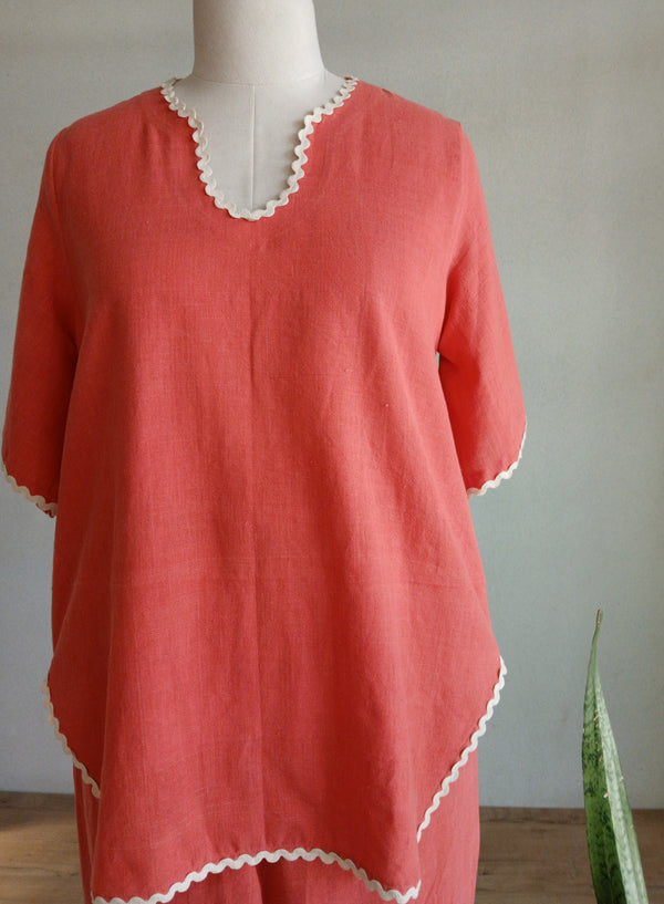 Scarlet reverie Co-ord set