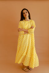 Marigold Checkmate Dress