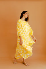Marigold Checkmate Dress