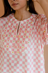 Cherry Blush Kurta