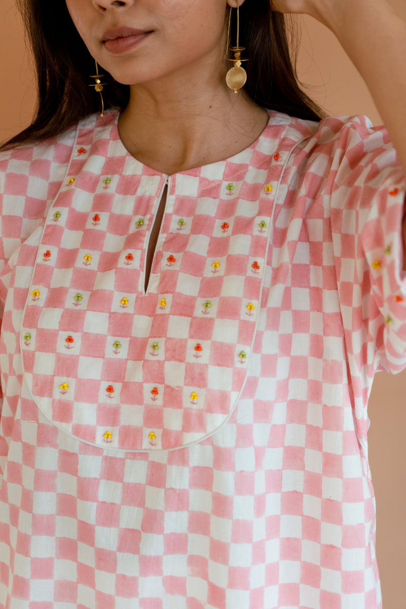 Cherry Blush Kurta