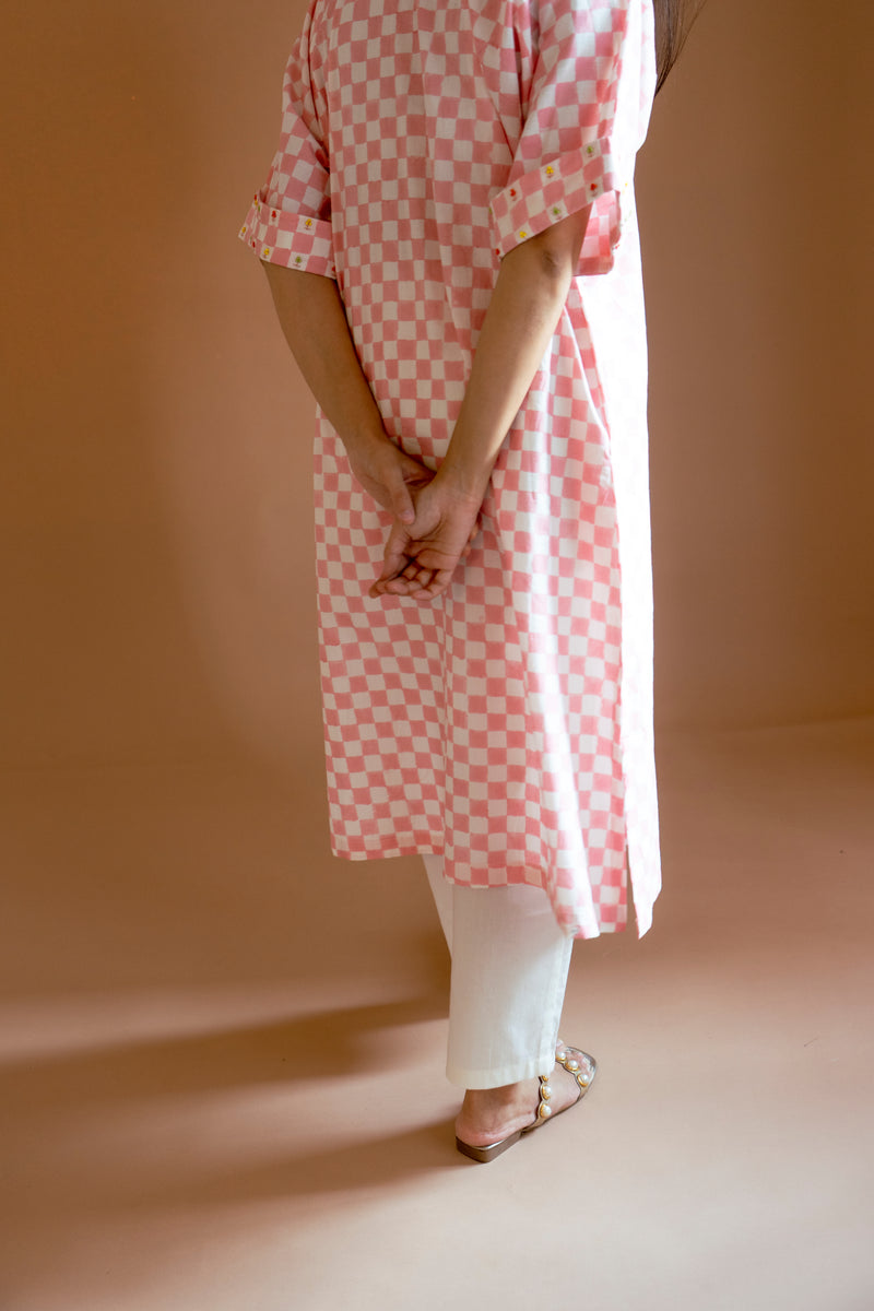 Cherry Blush Kurta