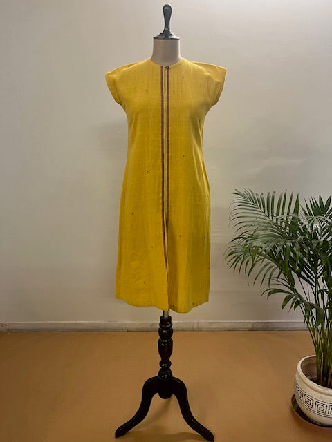Yellow Kala Cotton Tunic
