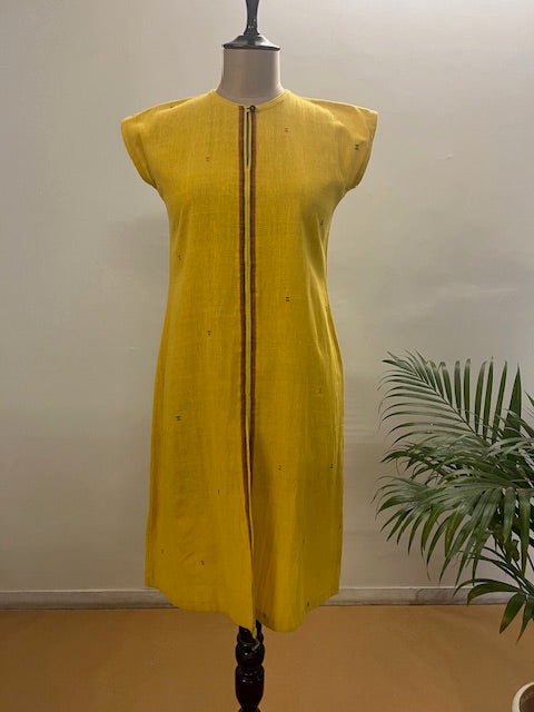 Yellow Kala Cotton Tunic