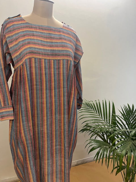 Multicolor Striped Tunic