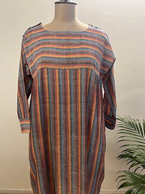 Multicolor Striped Tunic
