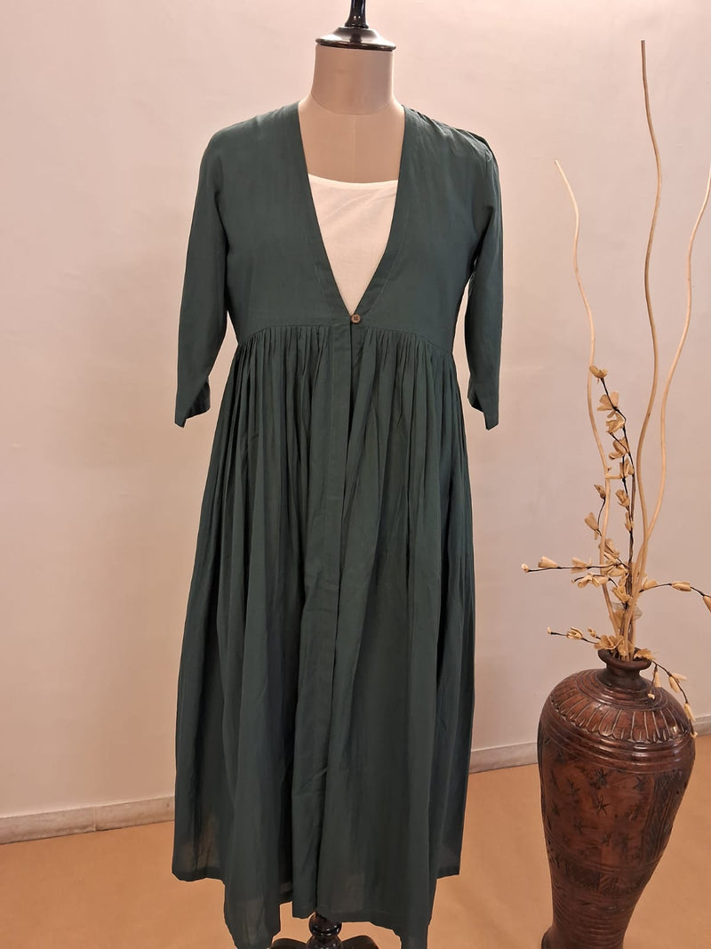 Dark Green Jacket Set