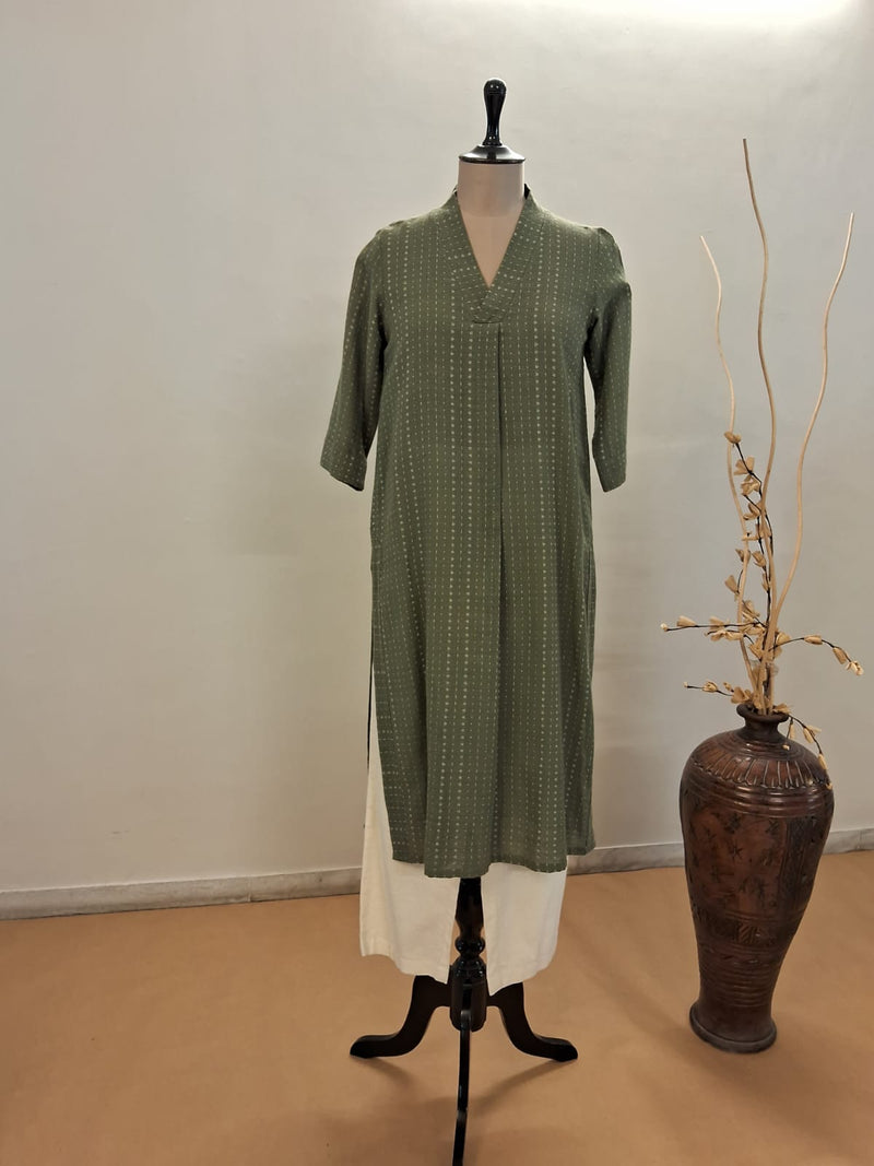 Green Kala Cotton Tunic