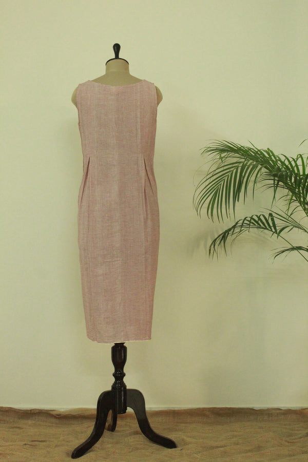 Pink Pleated Dress