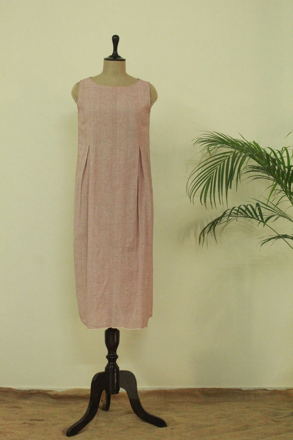 Pink Pleated Dress