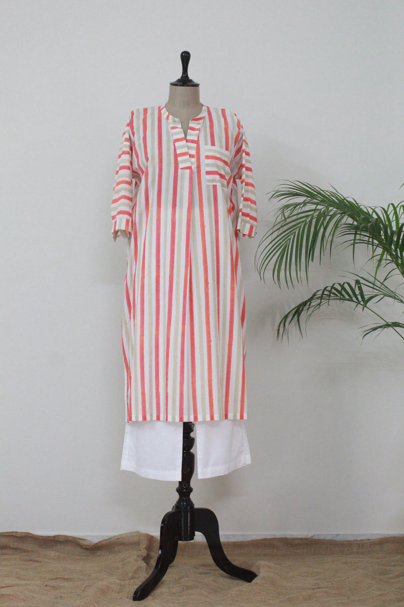 Striped Multicolor Tunic