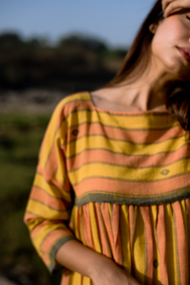 The Marigold Striped Dress