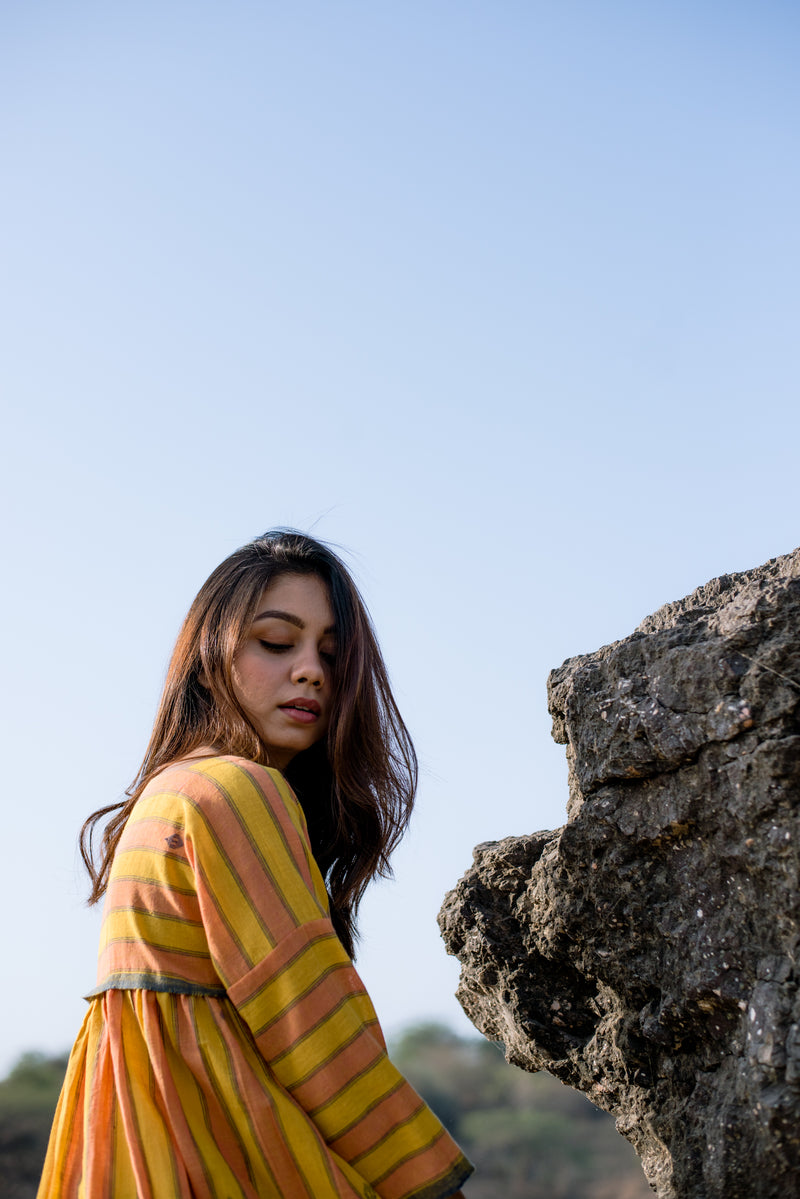 The Marigold Striped Dress