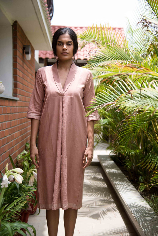 A Chic Rosewood Dress