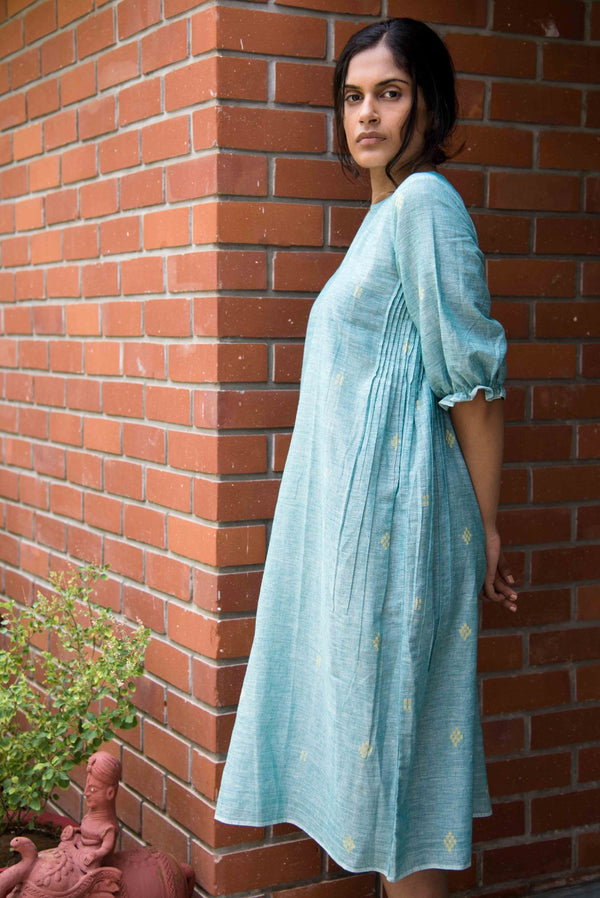 A Sapphire Bubble Dress