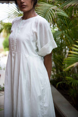 BREEZY MULMUL DRESS