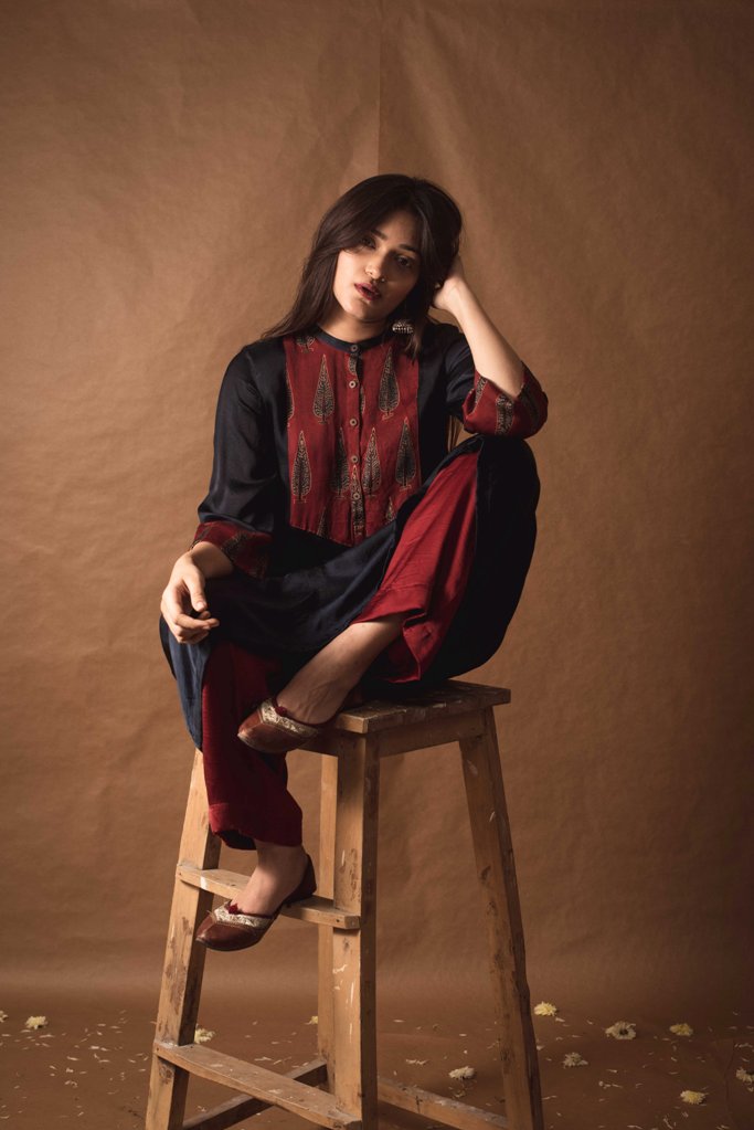 The Maanik Patra Tunic 2.0 in Blue