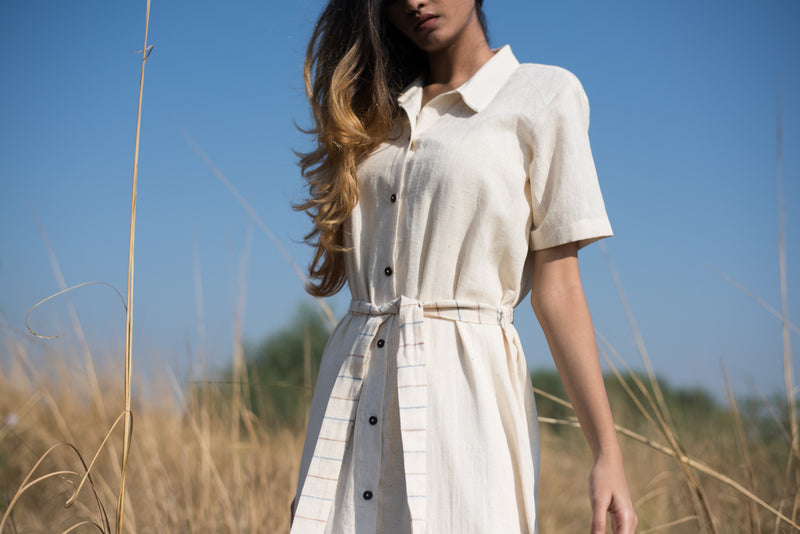 The Waist-Tie Shirt Dress