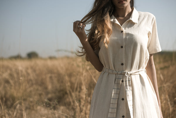 The Waist-Tie Shirt Dress