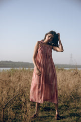 A Red Sepia Dress