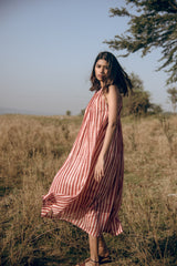 A Red Sepia Dress