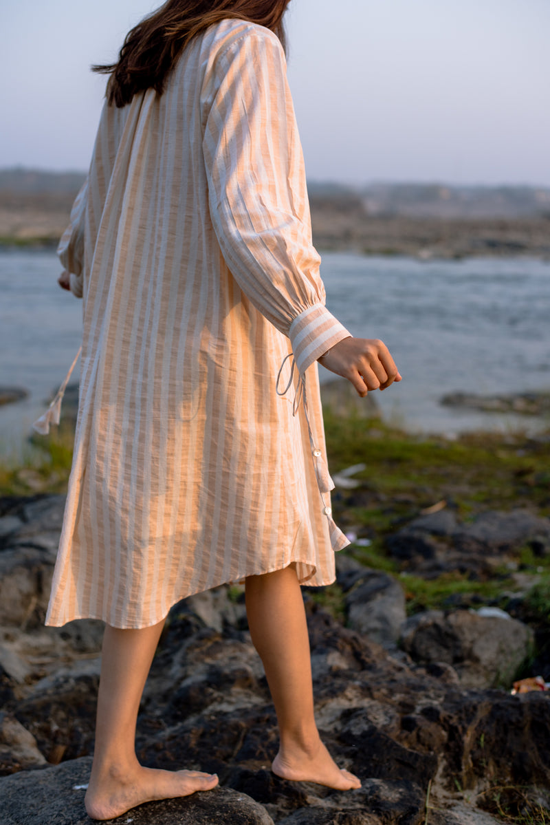 The Melon Striped Dress