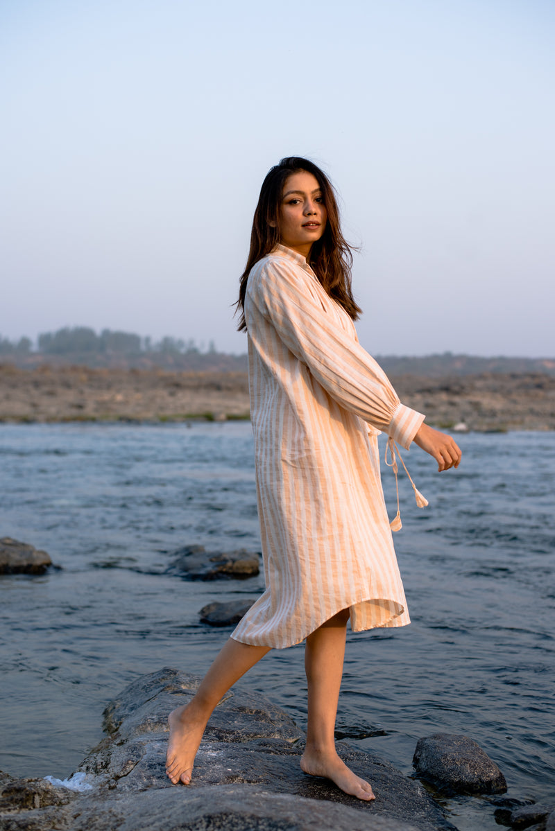 The Melon Striped Dress