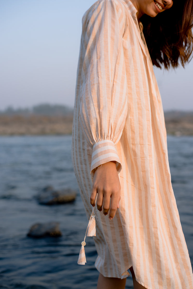 The Melon Striped Dress