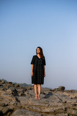A Jade Striped Dress
