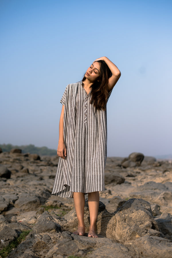 The Sable Striped Dress