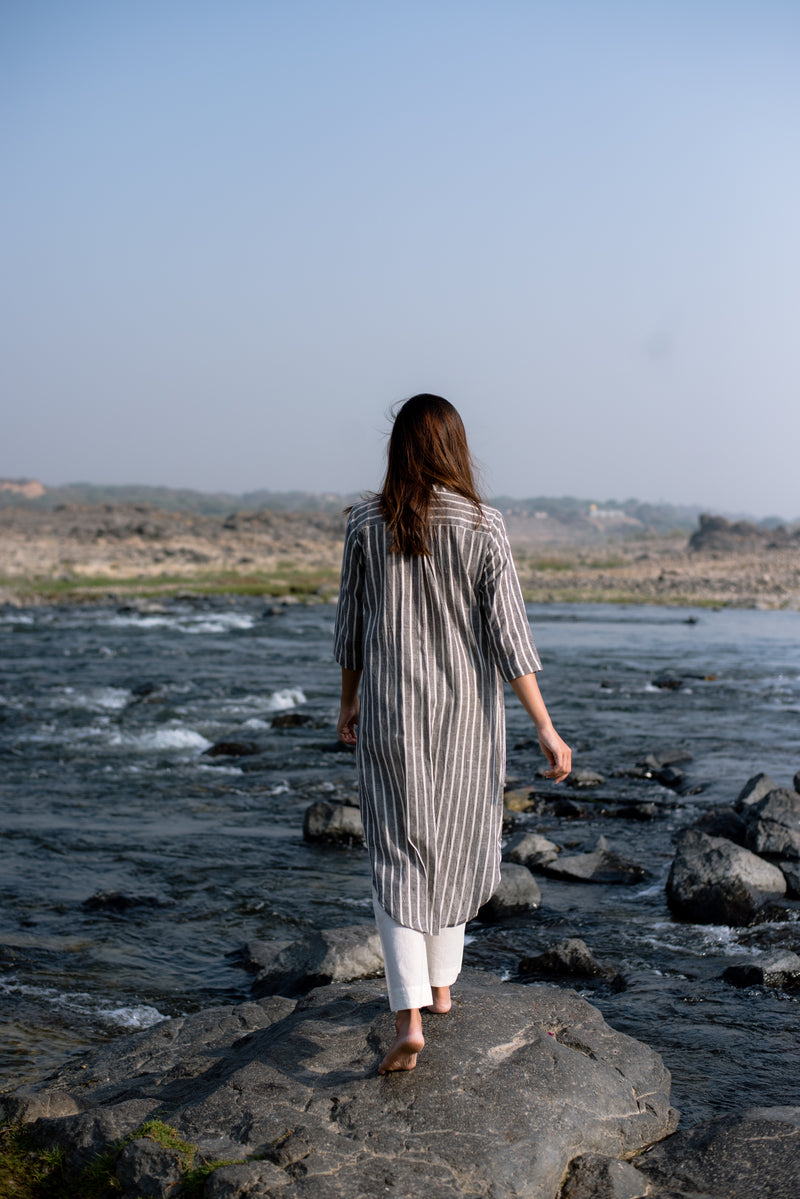 A Shadow Striped Tunic