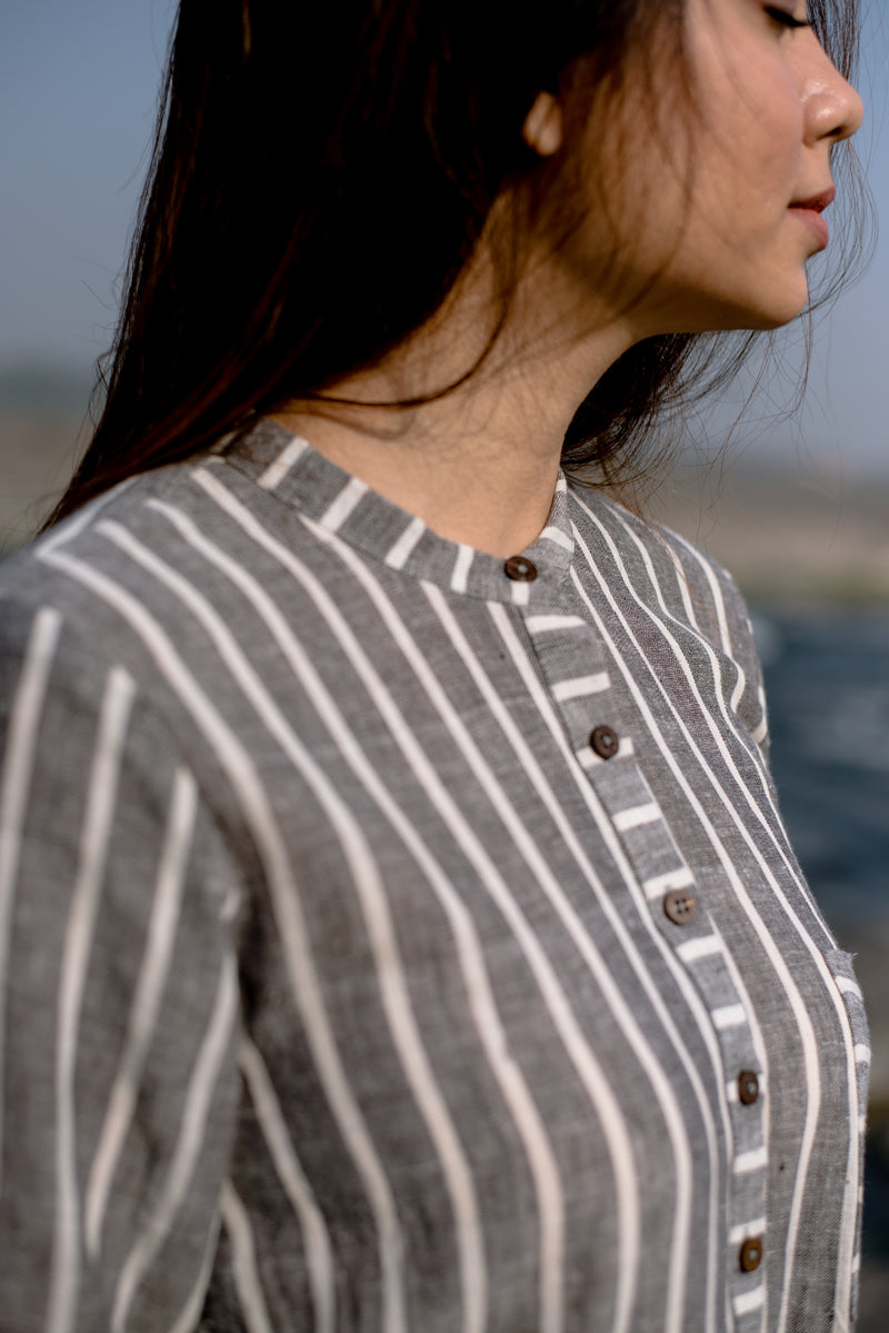 A Shadow Striped Tunic