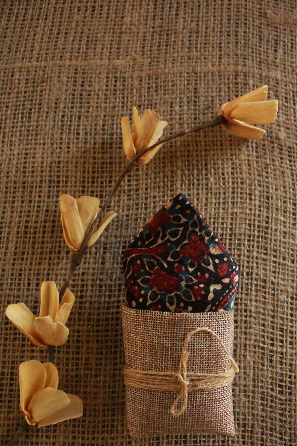 Ajrakh Pocket Square