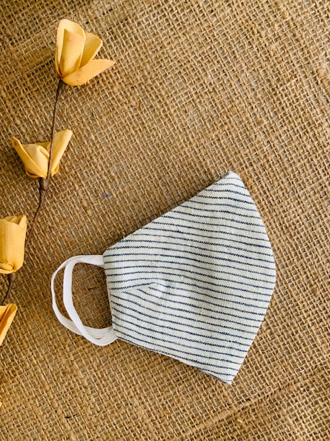 Blue Stripes Mask